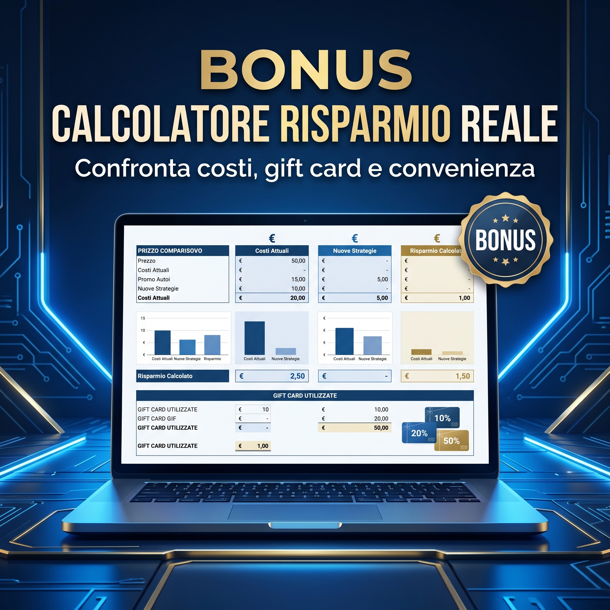 Bonus: Calcolatore Risparmio Reale